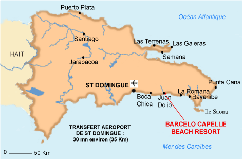 Localisation - Htel BARCELO CAPELLA BEACH RESORT
