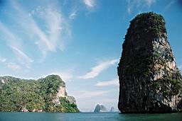  Rock pitons in bay of Phang Nga, close to phuket 