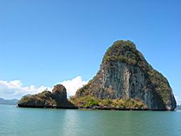  Rock pitons in bay of Phang Nga, close to phuket 