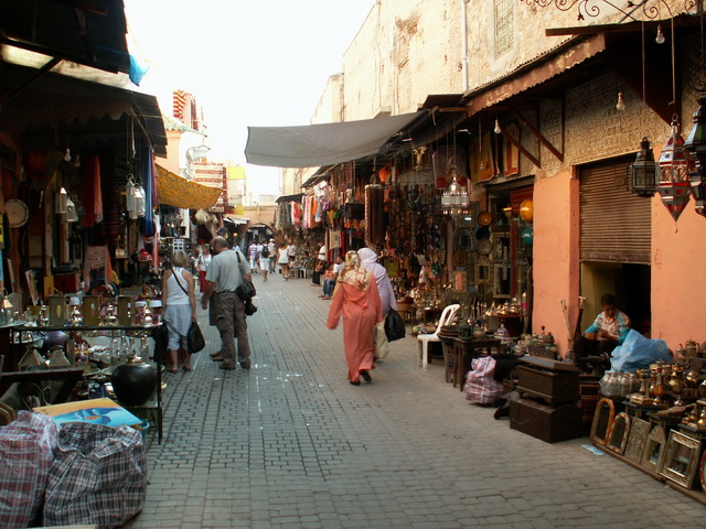Maroc-Marrakech-marche-hotel/