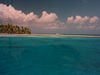Vue de l'intérieur de l'atoll