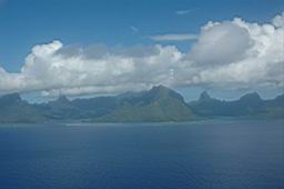 lagon de Moorea en Polynesie francaise