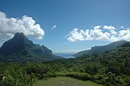 lagon de Moorea en Polynesie francaise