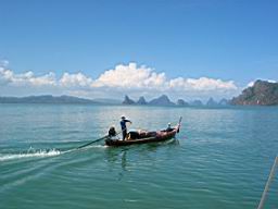  Rock pitons in bay of Phang Nga, close to phuket 