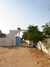 contre-allée pour aller à la plage de l'hotel Abir - djerba - Tunisie